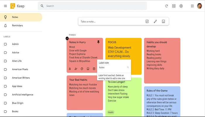 Google keep
